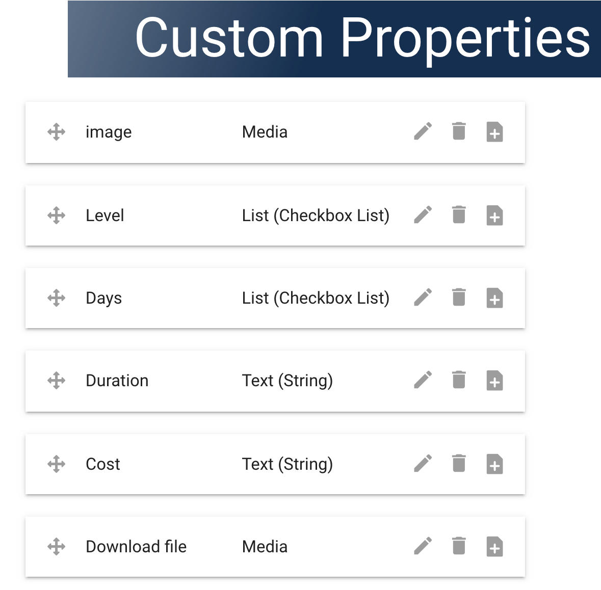 Custom Properties